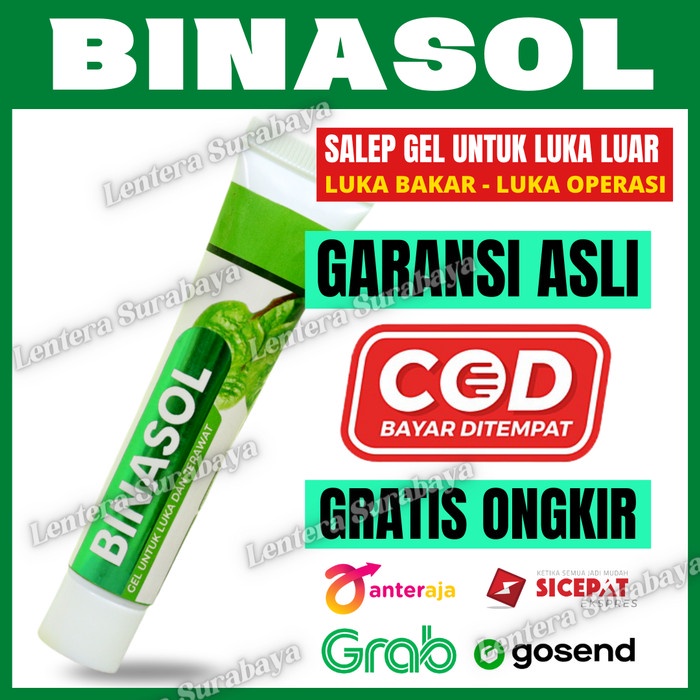 Jual Cod Binasol Gel Obat Luka Diabetes Basah Salep Pasca Operasi