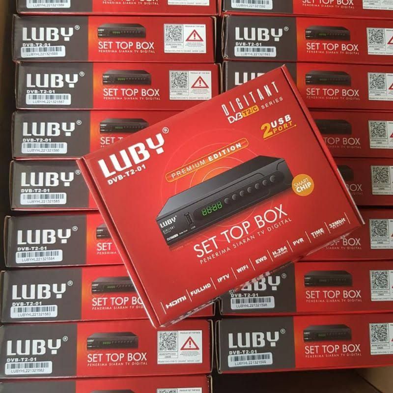 STB Set Top Box Luby Lubby T2 01 Digital Murah Grosir