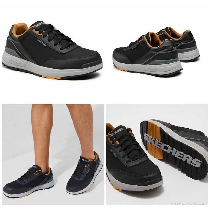 SKECHERS ROZIER SANTEZ BLACK SIZE 43 DAN 44 TALI HIDUP MEN ORIGINAL BY SPORT STATION