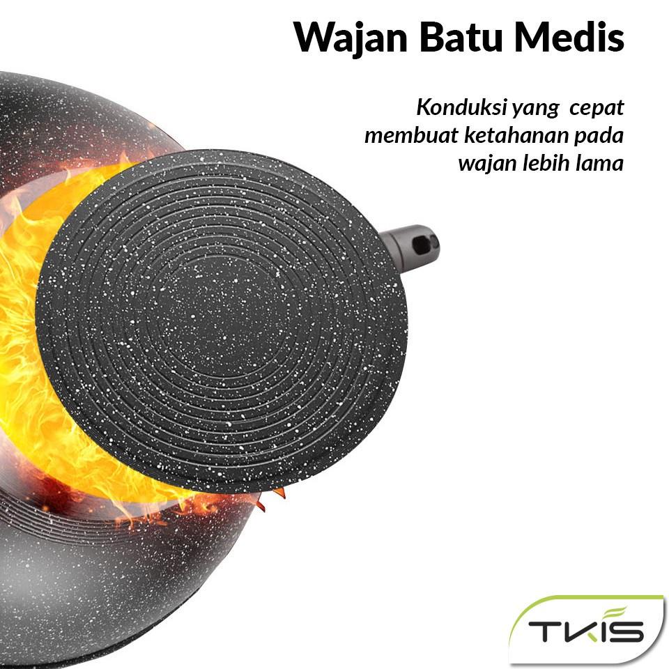 Best seller TKIS Panci Wok / Wok Pan Panci Penggorengan Anti Lengket 32 CM TK-822 GZE