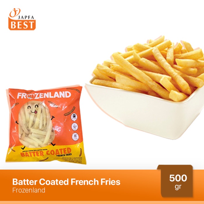 

Kentang Goreng / Batter Coated French Fries Frozenland 500 gr