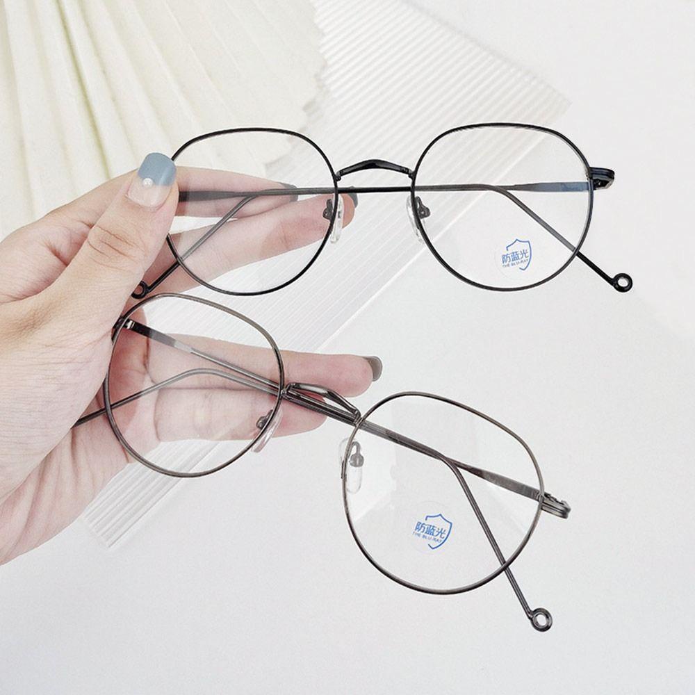 R-flower Anti-Blue Light Kacamata Pria Wanita Portable Tahan Lama Ultra Light Frame