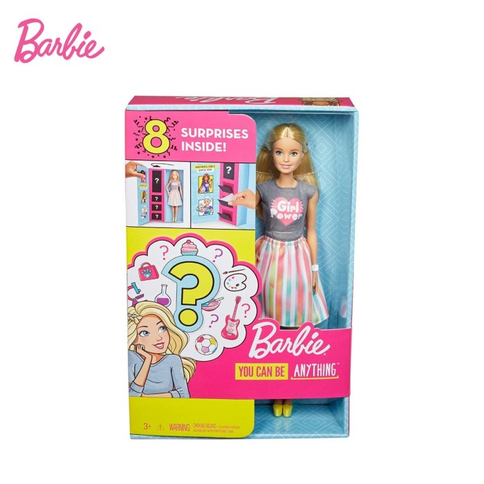 Barbie Surprise Career Dolls - Mainan Boneka Anak Perempuan