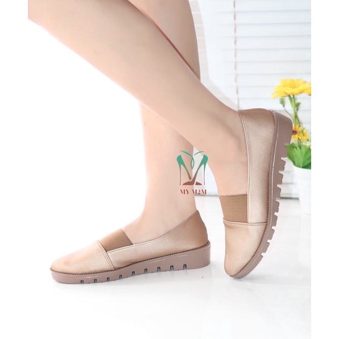 Mym2m Sepatu Wanita Slip On Kasual Terlaris Keslina