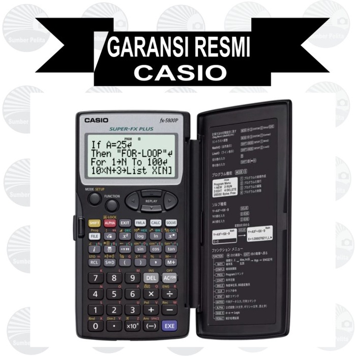 

CASIO FX 5800 P PROGRAMABLE CALCULATOR / FX5800 / FX 5800P #ORIGINAL