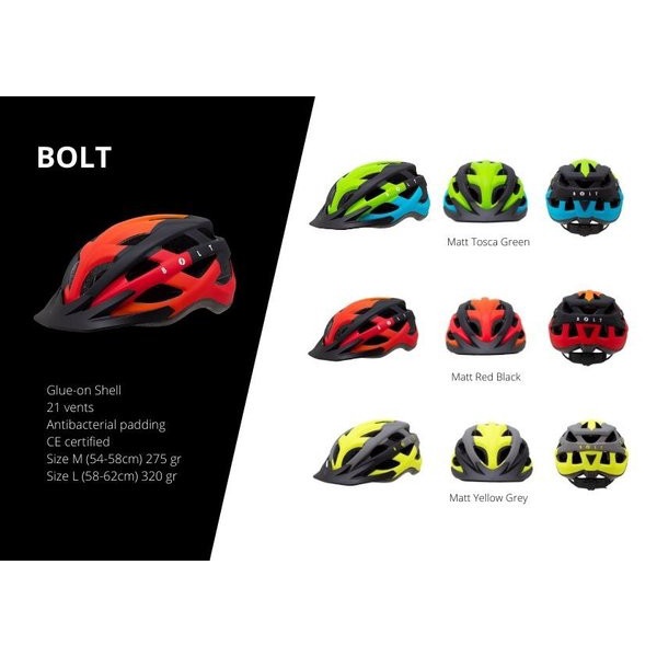 HELM SEPEDA POLYGON BOLT