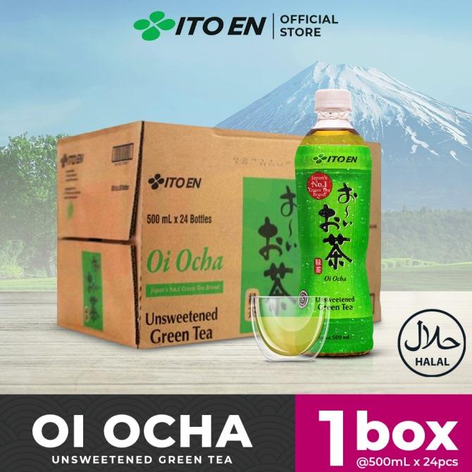 

ITO EN Oi Ocha Unsweetened Teh Hijau Jepang 500ml No Sugar - 24 pcs