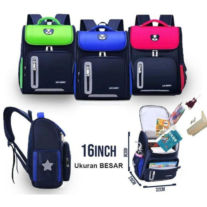 Tas Anak Sekolah Sd Laki Laki / Tas Ransel Anak Sd / Tas Ransel Import