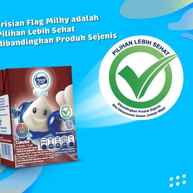 

[PRODUK AKMZD] Frisian Flag UHT Milky Chocolate 115ml (36pcs) Multipack VN9