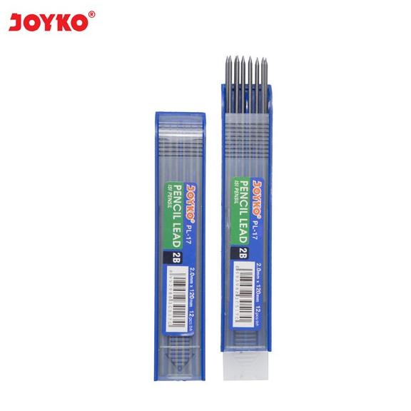

Pencil Lead / Isi Pensil Mekanik Joyko PL-17 / 2B / 2.0 mm