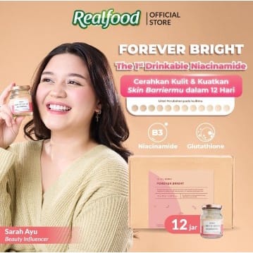 

Realfood Forever Bright 12 Jar Bird's Nest + Niacinamide & Glutathione