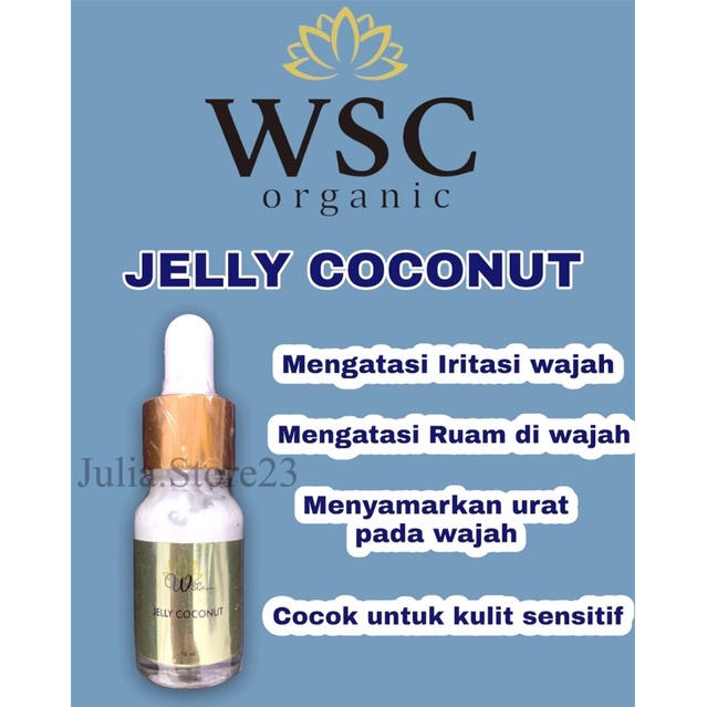 JELLY COCONUT WSC ORGANIC/SERUM COCONUT WSC ORGANIC SKINCARE