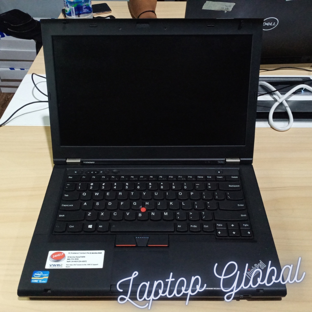 LAPTOP LENOVO THINKPAD T430 T430S INTEL CORE I5/I7 GEN 3 LAYAR 14" SECOND BERKUALITAS -FREE GIFT