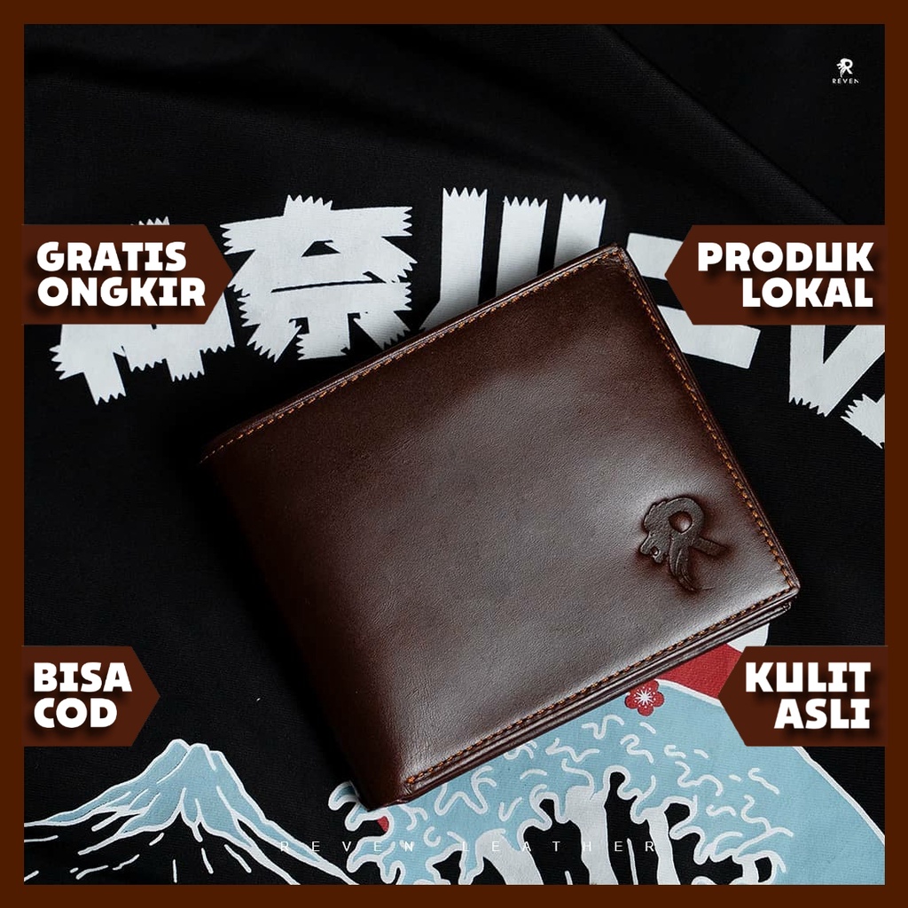 Bifold Dompet ROGUE Leather Small Card Wallet Slot Kartu Banyak 2 Sekat Ruang ATM STNK Coin Koin dan