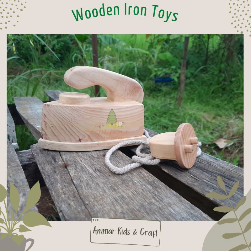 Mainan Setrika Kayu | Wooden Iron Toys | Montessori Toys