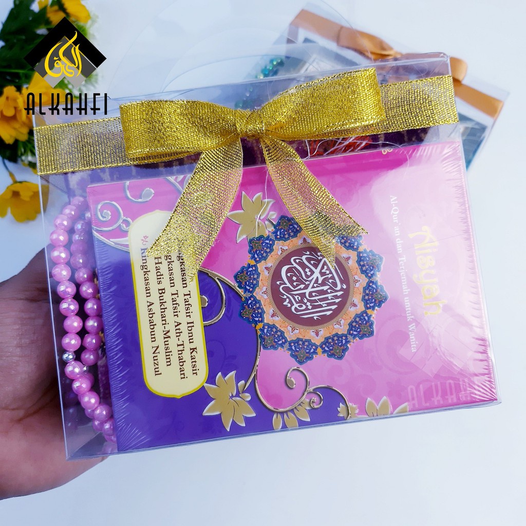 Souvenir Sajadah Anak Turki Mini & Al Quran Terjemah Ukuran Kecil - Packing Mika | Suvenir Pengajian