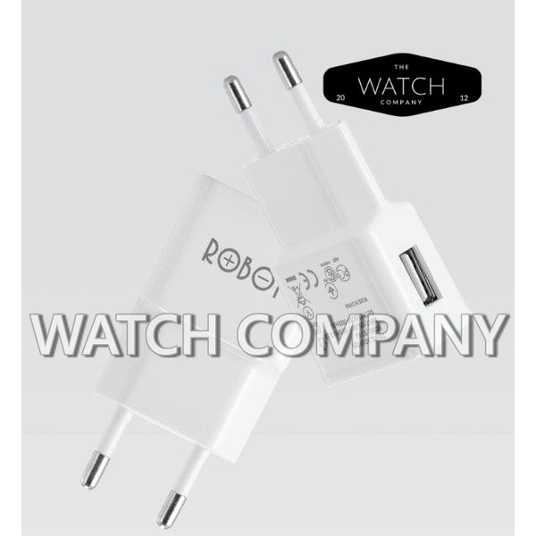 Kabel Charger Adaptor 1A 5V Kepala Robot RT K4 T500 iWatch IWO serbaguna D2S4 murah magnetik trendy 