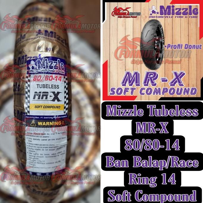 80/80-14 Ban Mizzle Mrx Racing Compound - Ban Soft Compound Ring 14