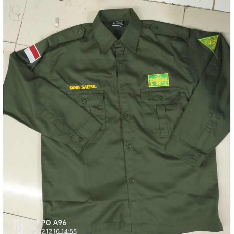 Kemeja Ansor baju Ansor seragam Ansor Pdh Ansor Pdl Ansor kemeja kerja Ansor baju kerja Ansor seraga