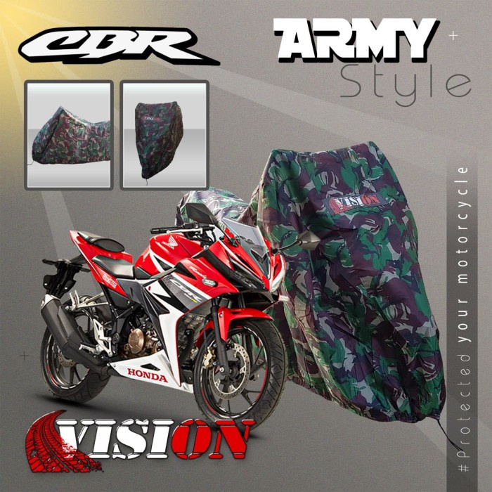 COVER MOTOR VISION ADV PCX CBR SCOOPY AEROX VARIO BEAT ARMY LORENG 55