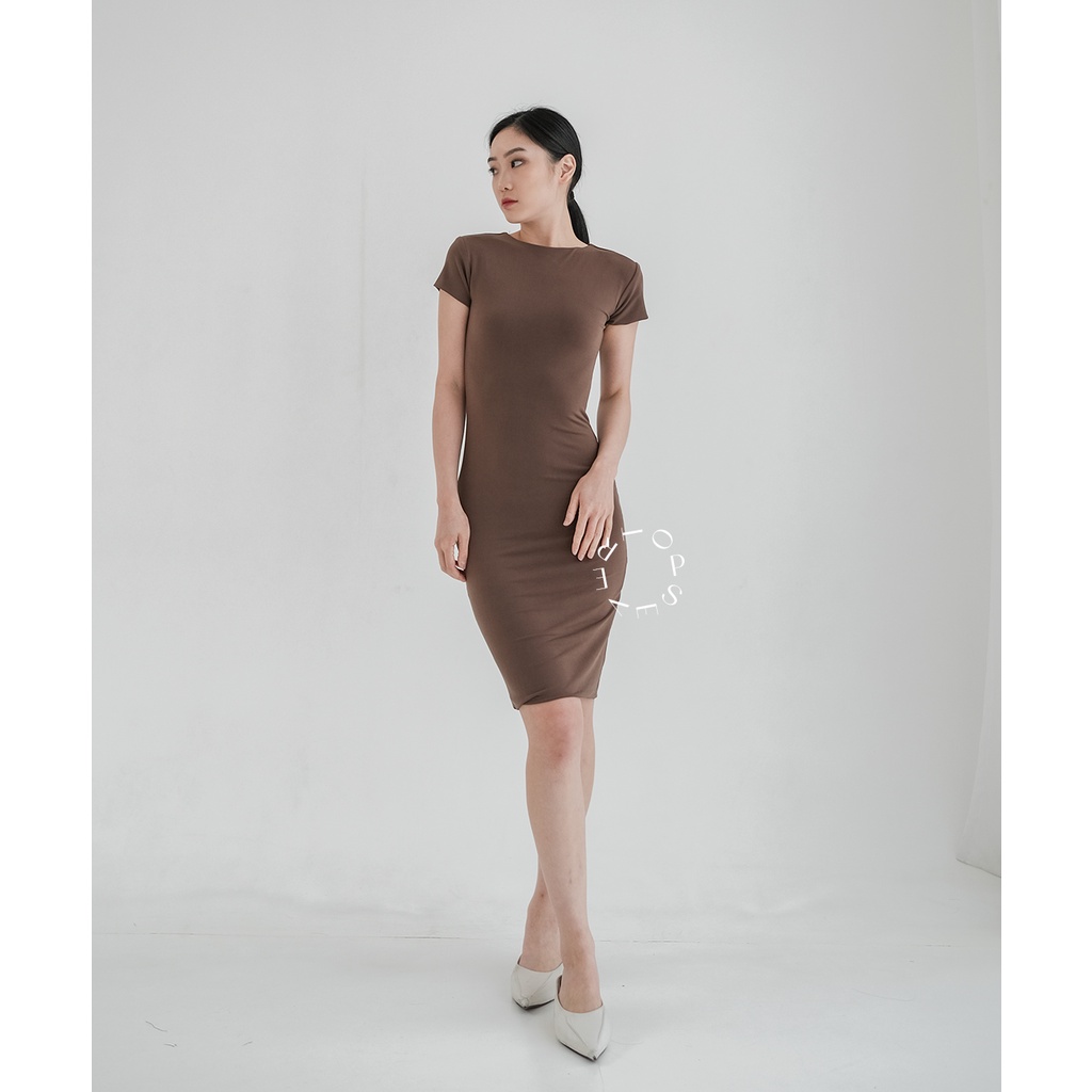 Evertops | Yura Bodycon Dress | Dress Bodycon Wanita