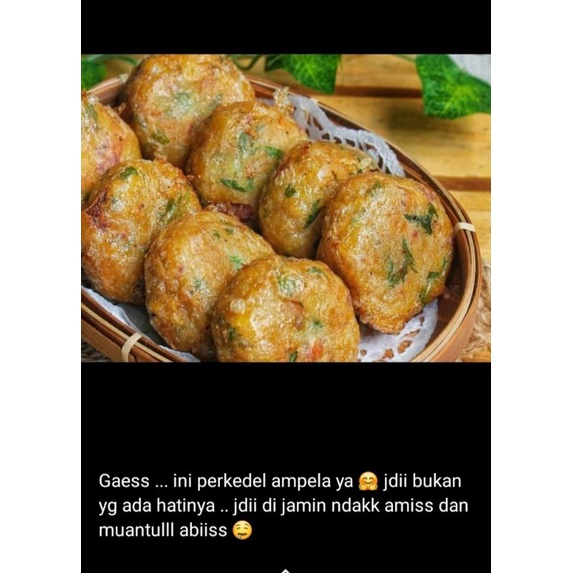 

Perkedel ampela & egg roll