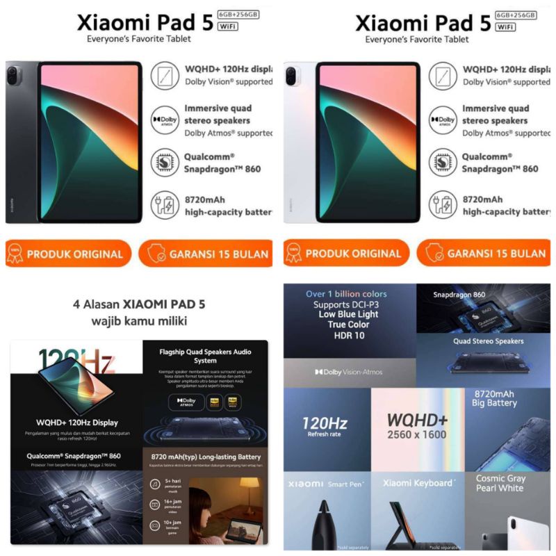 Xiaomi Pad 5 6GB 256GB WIFI