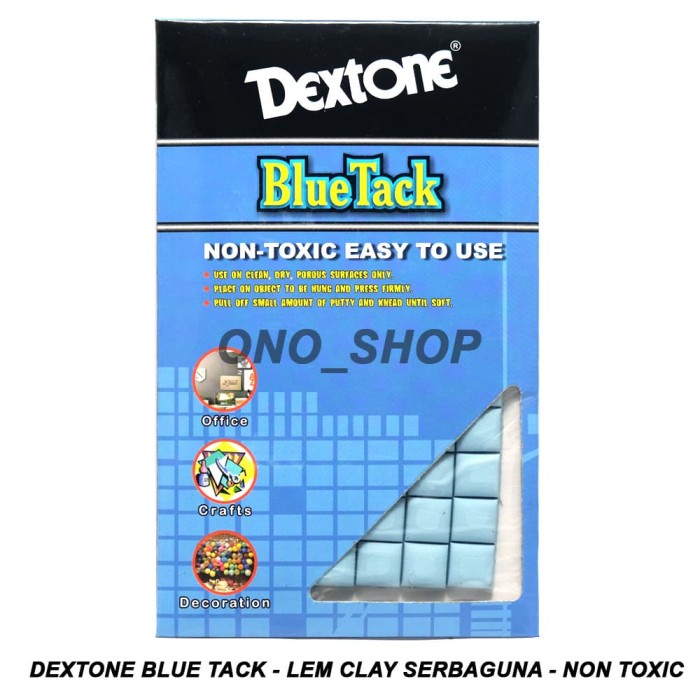 

Dextone Blue Tack - Lem Clay Serbaguna - Non Toxic onosh00