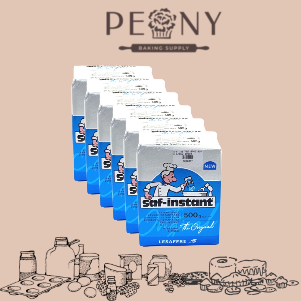 SAF INSTANT RAGI BLUE LABEL BIRU 500GR