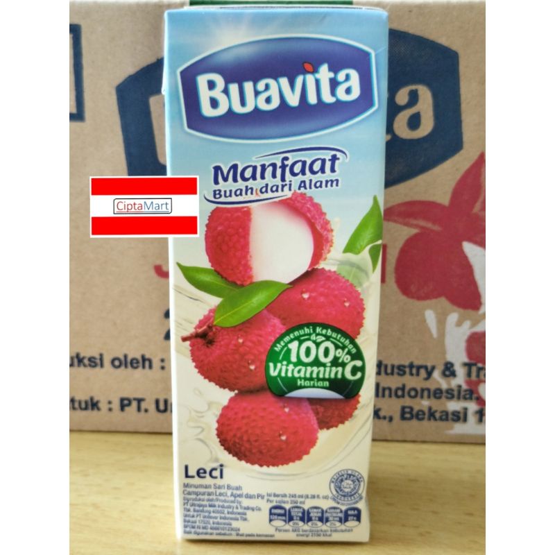 

Buavita Jus Leci 245 ml