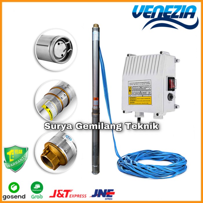 Pompa Celup Submersible Satelit Venezia 2Sqvi-38 Mesin Pompa Air 2"