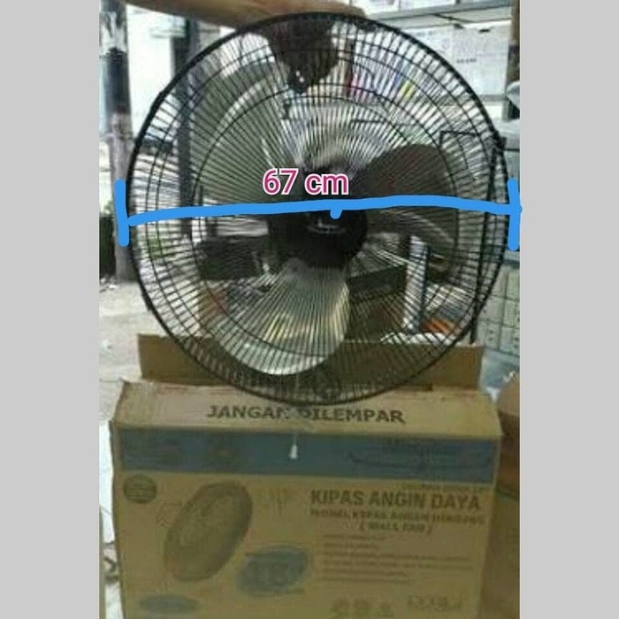 Kipas Angin dinding (wall fan) Maspion 18&quot; Besi power Fan PW 455 W / kipas jumbo masjid