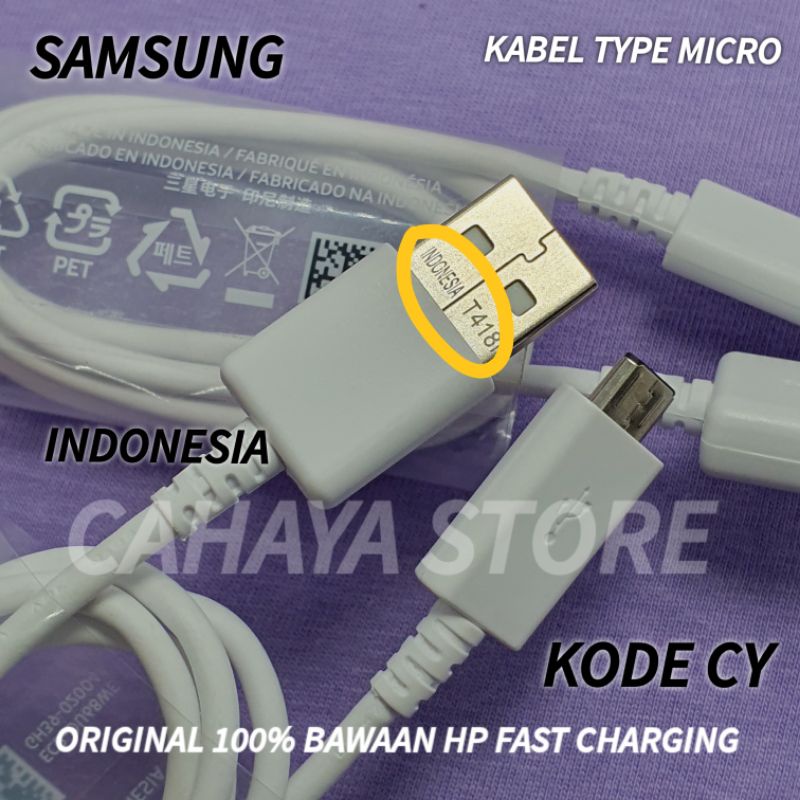 Kabel Data Samsung Galaxi A10 A3 2014 J2 X Cover 3 X Cover 2 S5Mini J1 J2+ J3 J4+ J5 J6+ J7+ J8 A6+ 