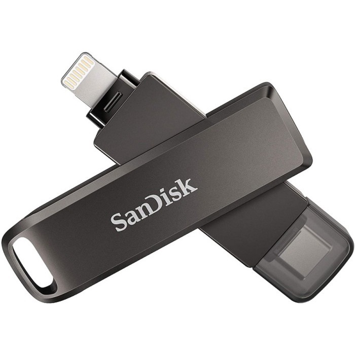 SanDisk iXpand Luxe Flashdisk OTG Type-C 128Gb For Lightning Port