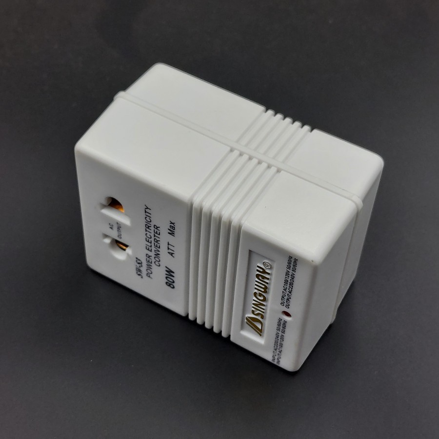 Singway Sw-S3 Step Down & Step Up Transformer Trafo 110V 220V 80W