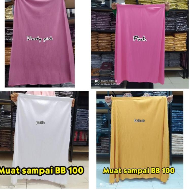 {TPG.10De22ᴱ} Rok plisket super jumbo xxl bigsize tebal bisa untuk ibu hamil