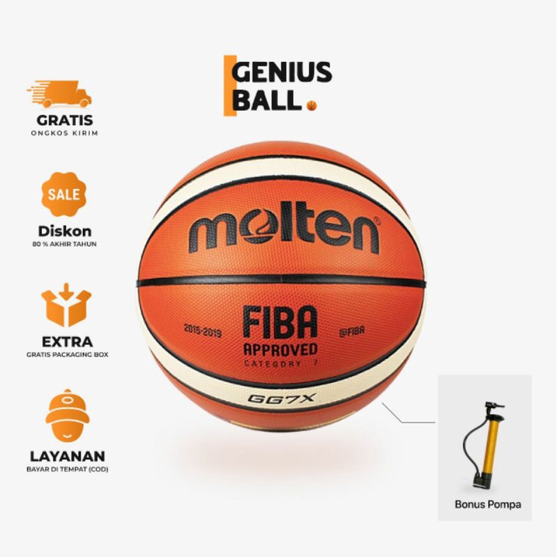Bola basket molten gg7x original bola basket indoor bola basket outdoor bola basket molten gg6x bola