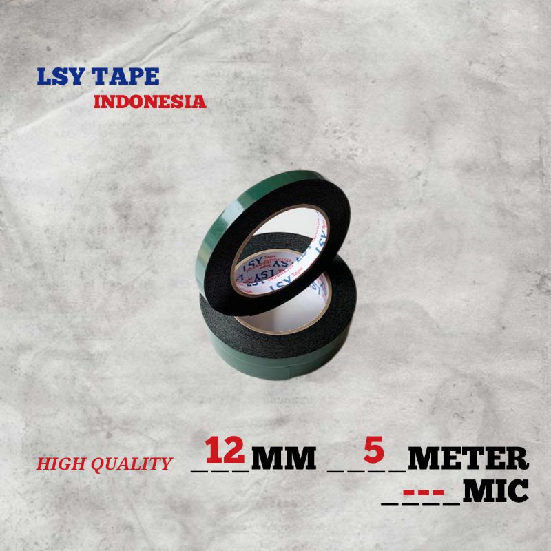 

double tape foam 12mm x 5 meter