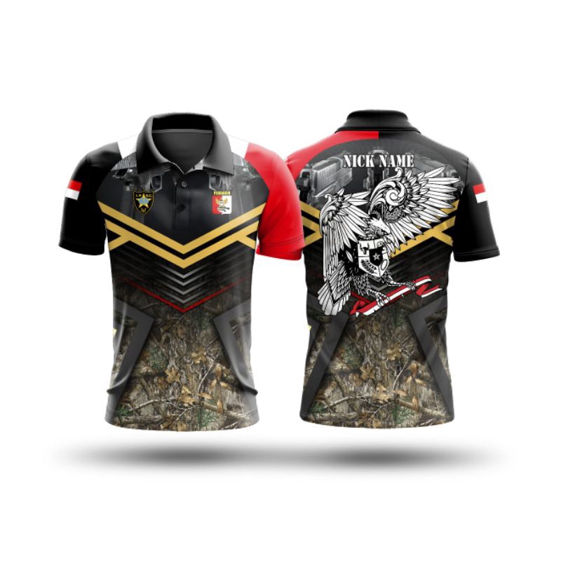BAJU JERSEY CUSTOM CAMO PERBAKIN SHOOTING HUNTING TNI POLRI 15