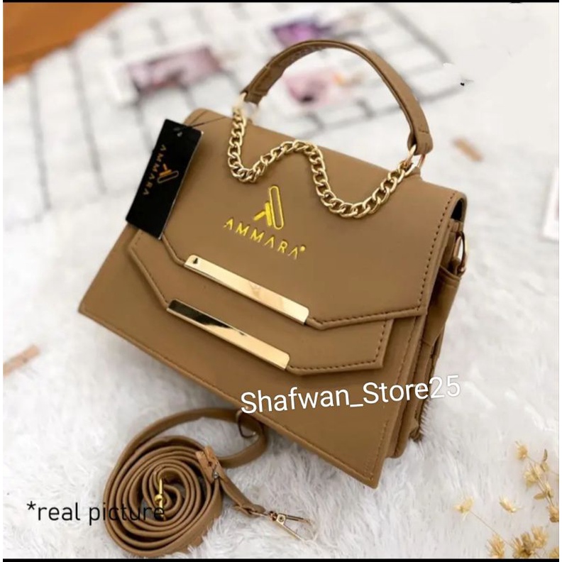 Tas Slempang Wanita AMMARA Full ACC Terlaris//Fashion Wanita//Fashion Kekinian//