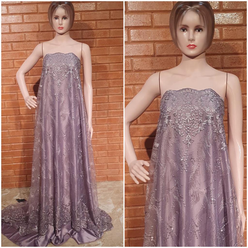 Kain tile Tulle tule akar mutiara bahan brokat mutiara TERMURAH/seragaman/gaun/dress/tunik