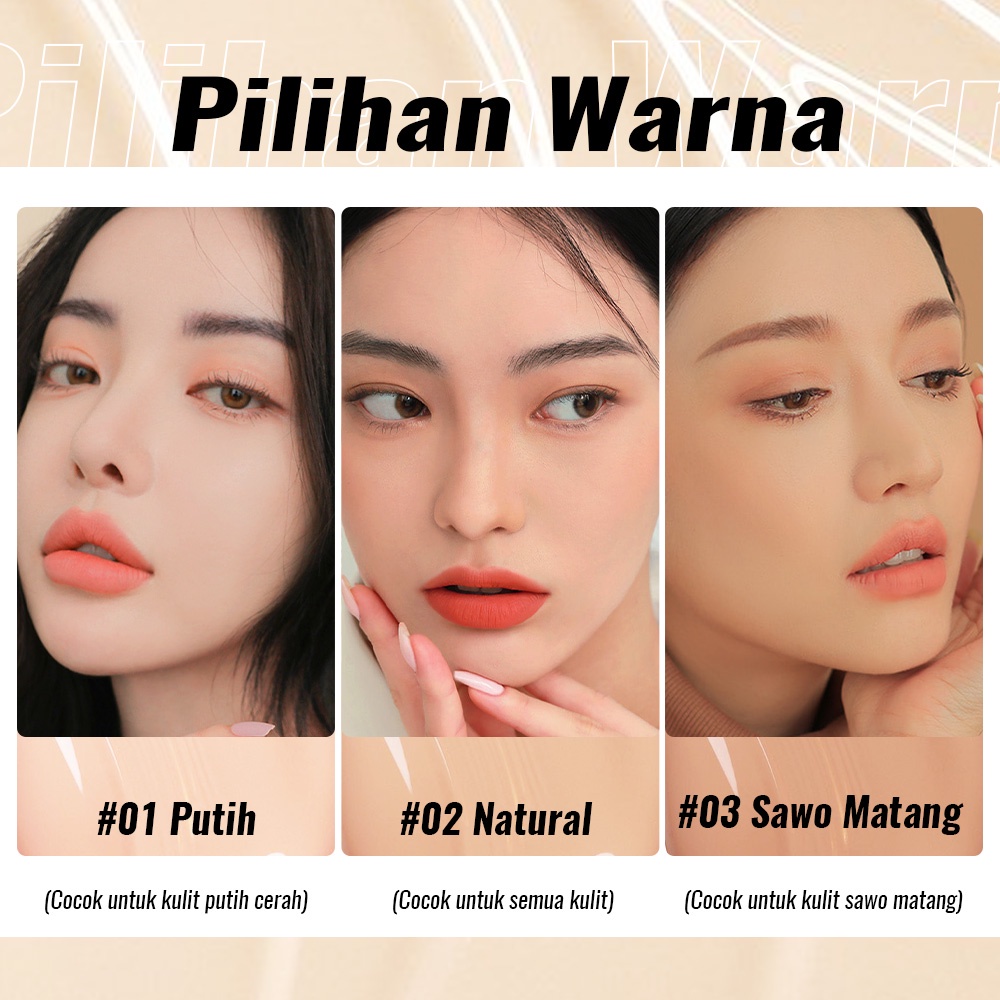 Image of 【SANIYE】 BPOM Cairan Tanpa Cela Foundation Concealer Profesional Kosmetik Wajah 30ml R6005 #2