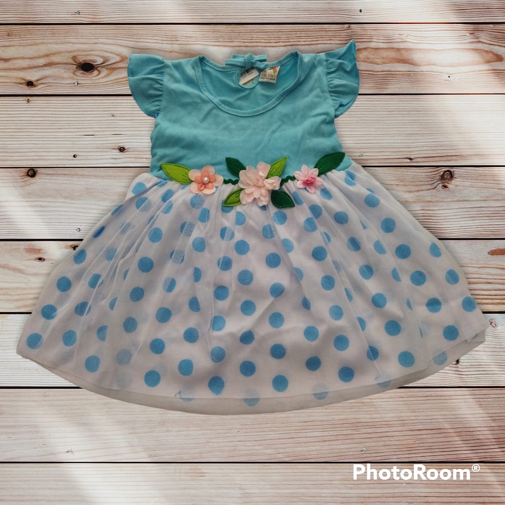 Dress Anak Talent Polkadot Tutu mulai usia 1 Tahun