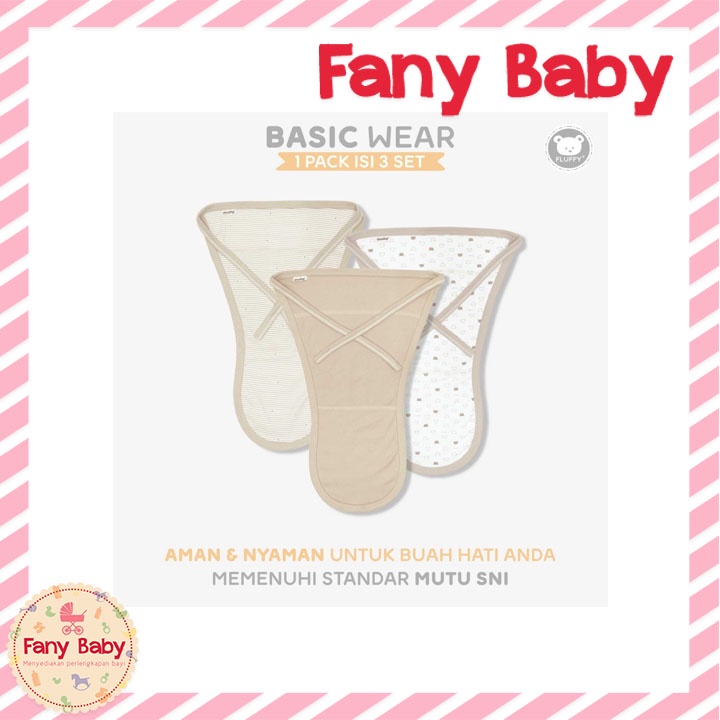 FLUFFY POPOK KAIN ISI 3PCS