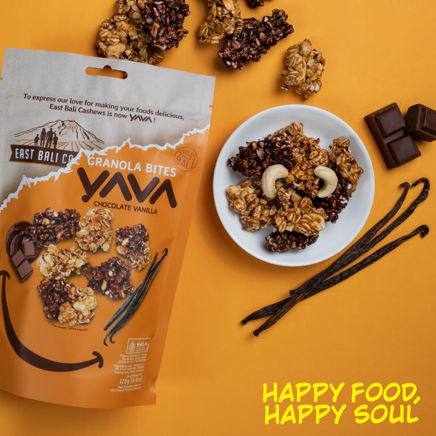 

✨TERBARU✨ YAVA Granola Bites Chocolate Vanilla 125g !!!