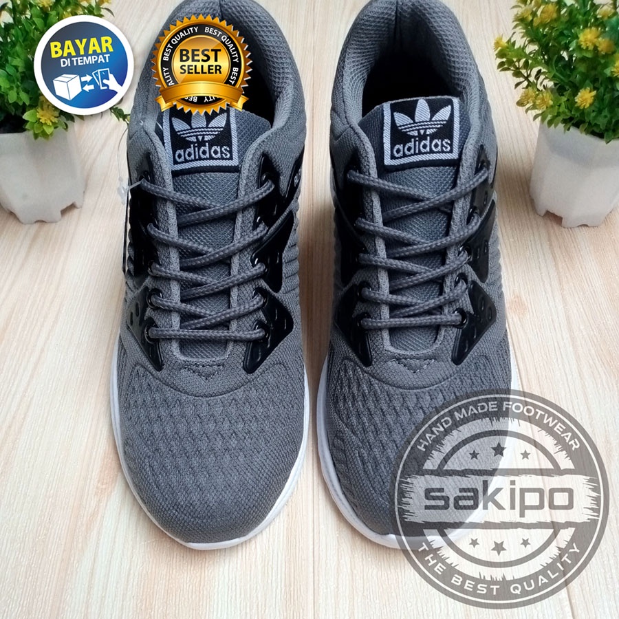 PROMO 1.1 MANTUL SALE !! SEPATU JOGGING ABU SOL PUTIH SD SMP SMA SMK / SEPATU KERJA HITAM MURAH TRENDI TERMURAH RINGAN DI PAKE / SAKIPO