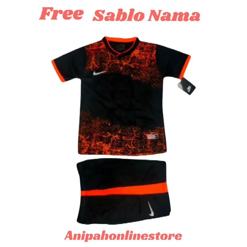 baju bola anak custom nama jersey bola anak terbaru kaos futsal anak laki/perempuan