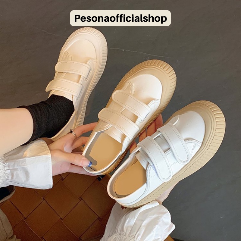 COD POS 173 Sepatu Sneakers Velcro Wanita Premium