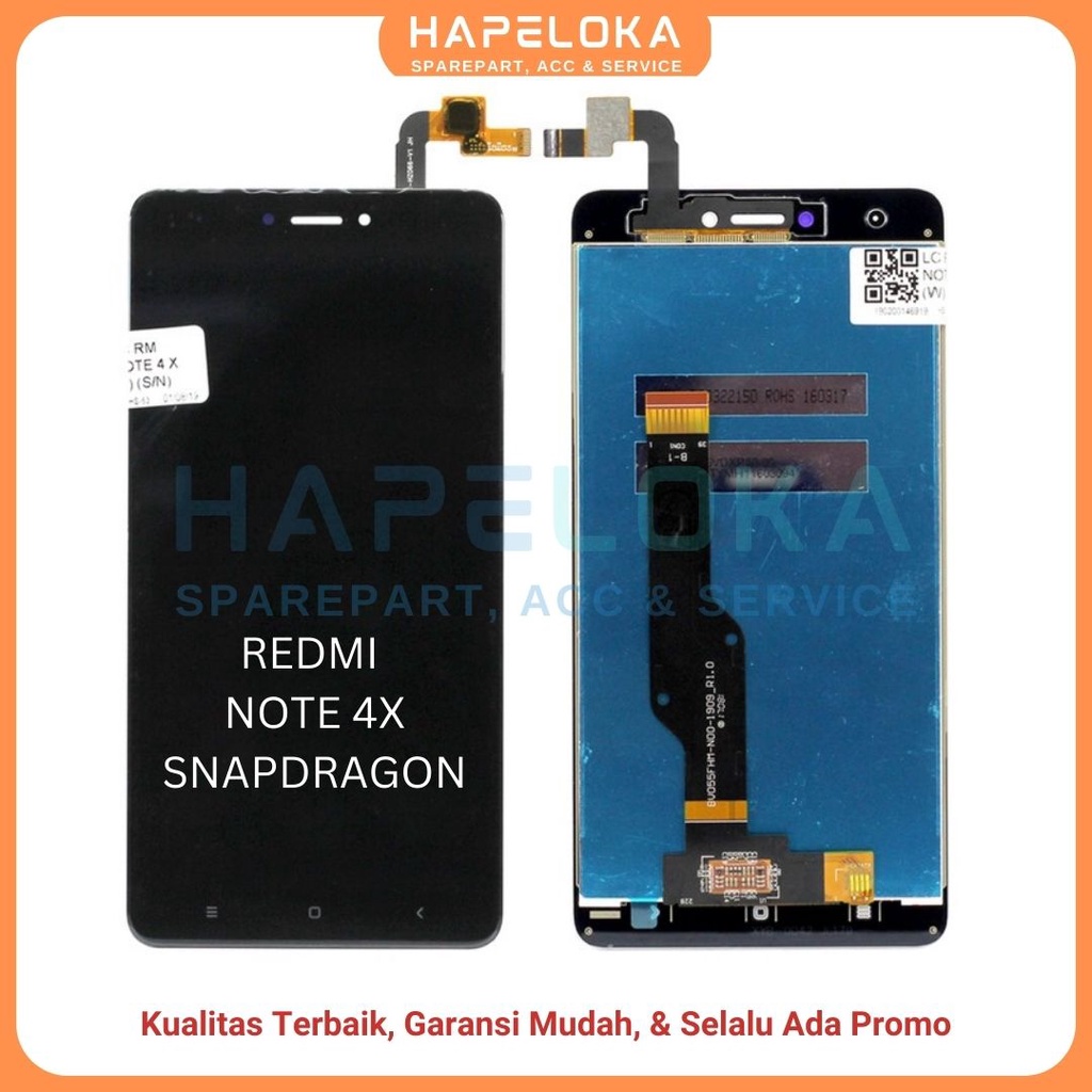 LCD TOUCHSCREEN XIAOMI REDMI NOTE 4X SNAPDRAGON - ORI COMPLETE