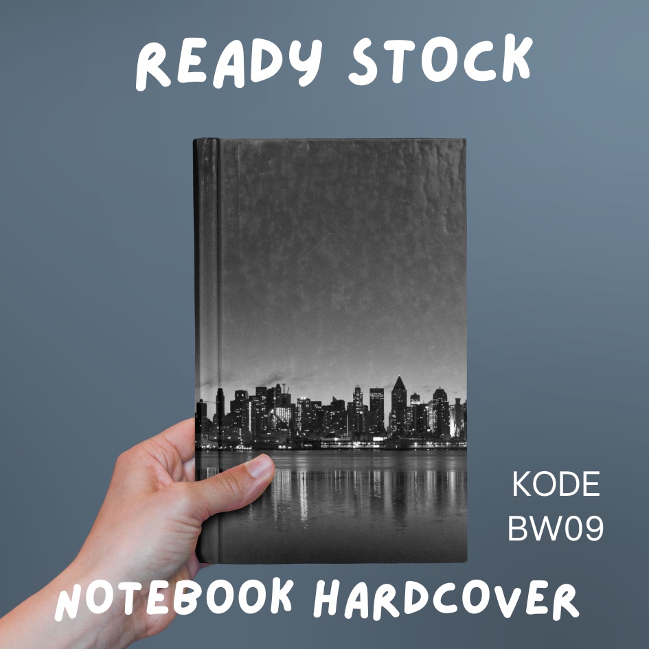

BUKU NOTEBOOK MONOCHROME/ BUKU SEKOLAH/ BUKU CATATAN/ KODE BW09